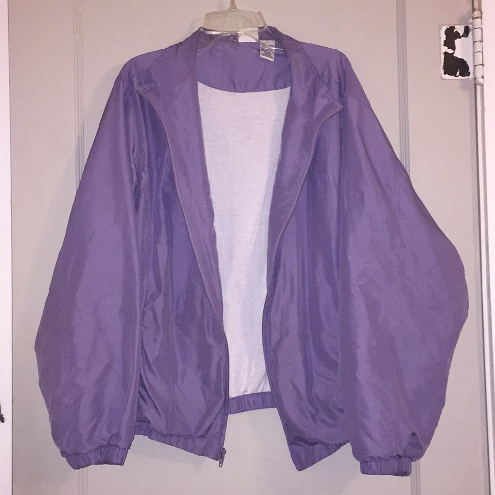 Lavender/ purple windbreaker